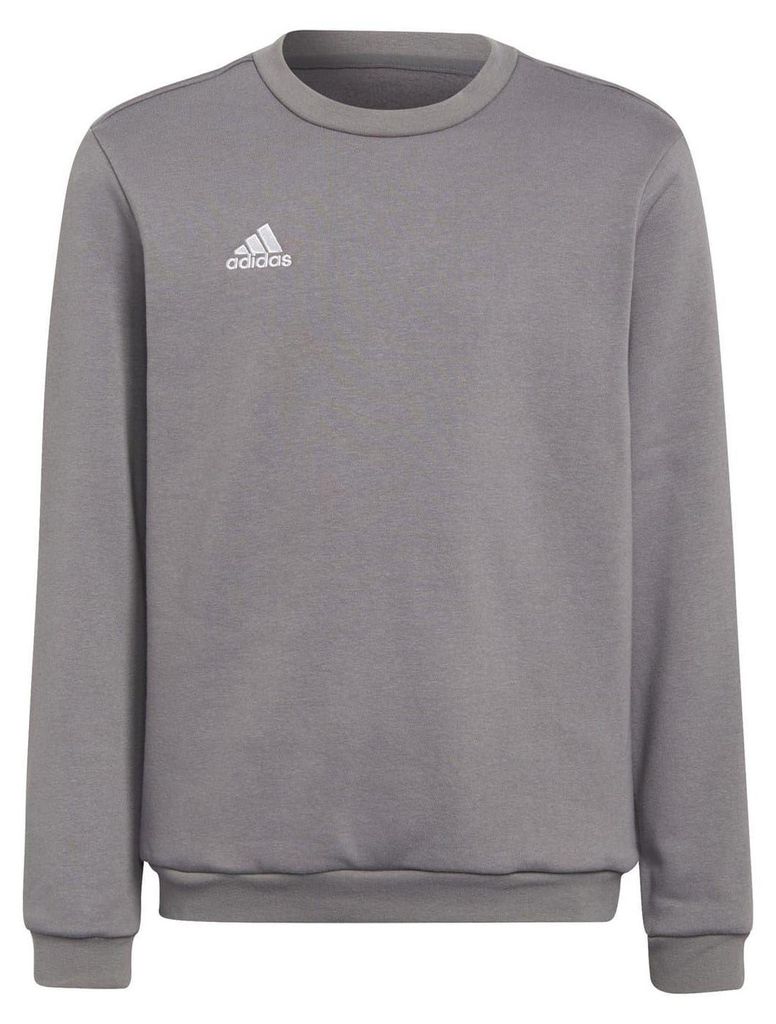 Adidas - "Entrada 22" Sweatshirt für Kinder, Rundhalsausschnitt GT24068 (128) (Grau)