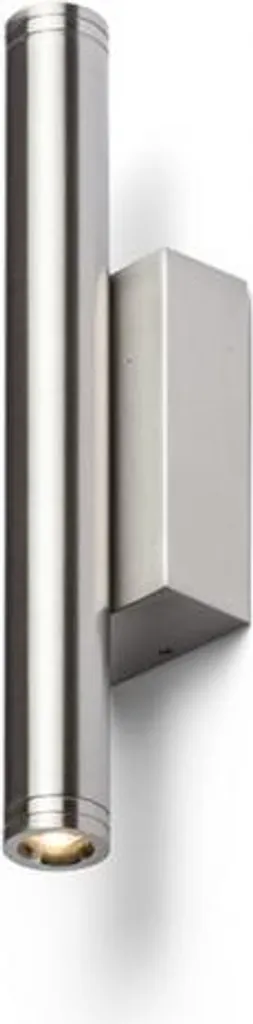 ZANE Lampada Parete Nichel Opaco LED 2x3W 3000K IP54 | E-commerce Luce