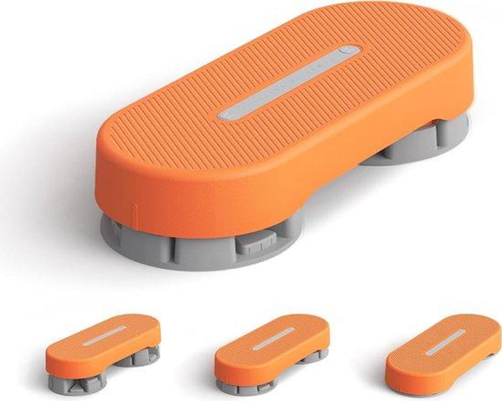 Stufenboard 3-stufig, Antirutsch, höhenverstellbar, Fitness Trainingsbank für Zuhause und Büro