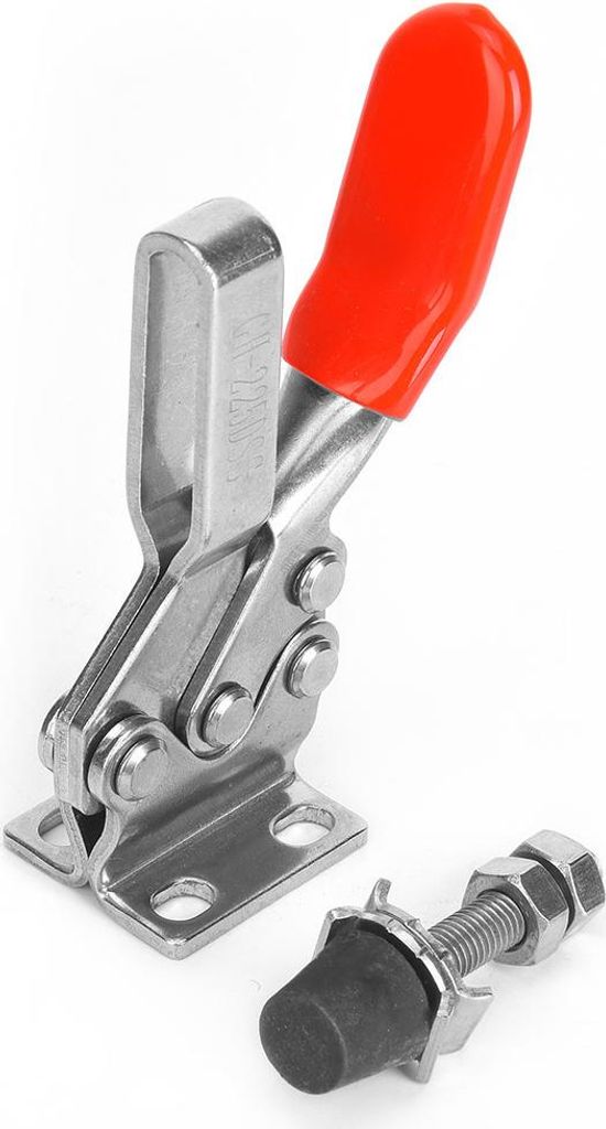Schnellspann-Horizontal-Kniehebelklemme aus Edelstahl SUS304, Schweißvorrichtung, Haltekraft 280 kg
