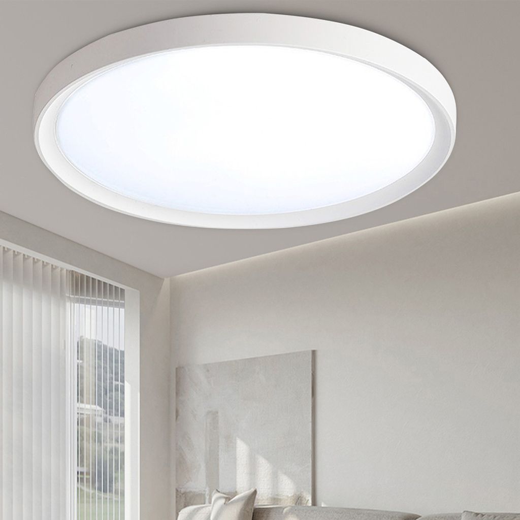 36W Ø38CM Kaltweiß Flach Led Deckenleuchte, 2500LM Rund Produktbild 7