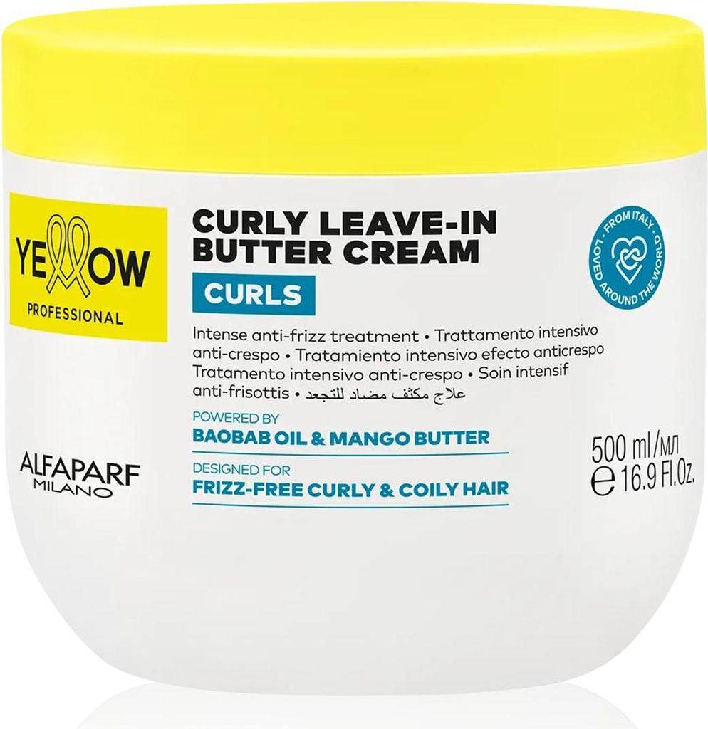 Alfaparf Gelbe Locken Leave In Buttercreme 500ml Produktbild 