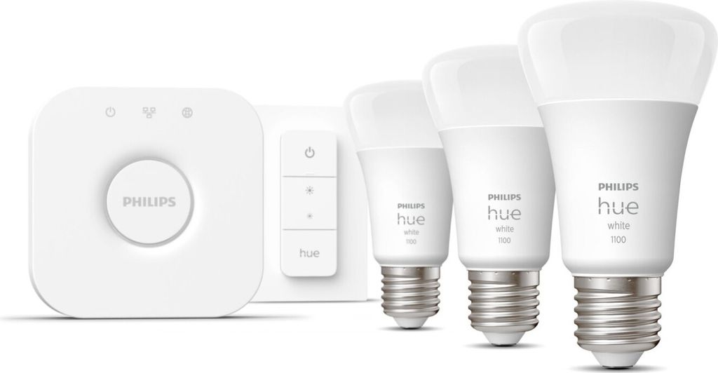 Zestaw startowy Philips Hue White Bridge + 3 lampy Zdjęcie produktu 