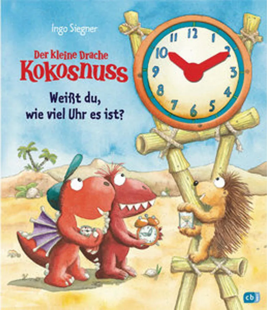 Le petit dragon Coco - Livre Apprendre l'heure avec horloge intégrée