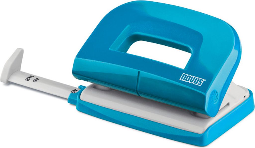 novus Locher E210 petrol bis 10 Blatt petrol