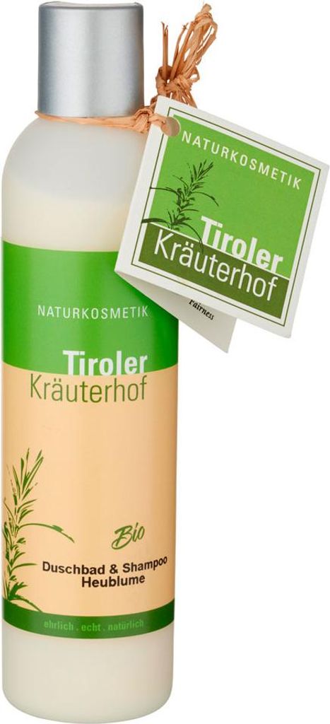 Bio Shampoo und Duschbad - Heublumen - Naturshampoo 200ml