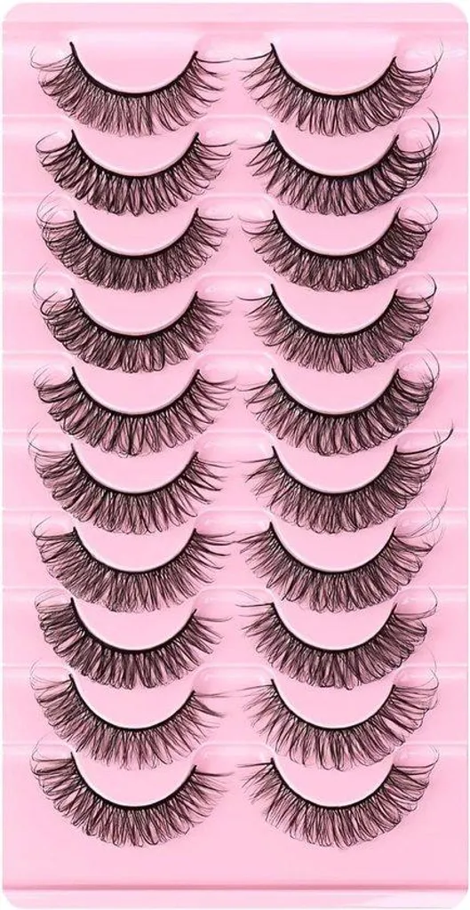 Extension de cils effet 3D naturel courbure D noire pour volume russe