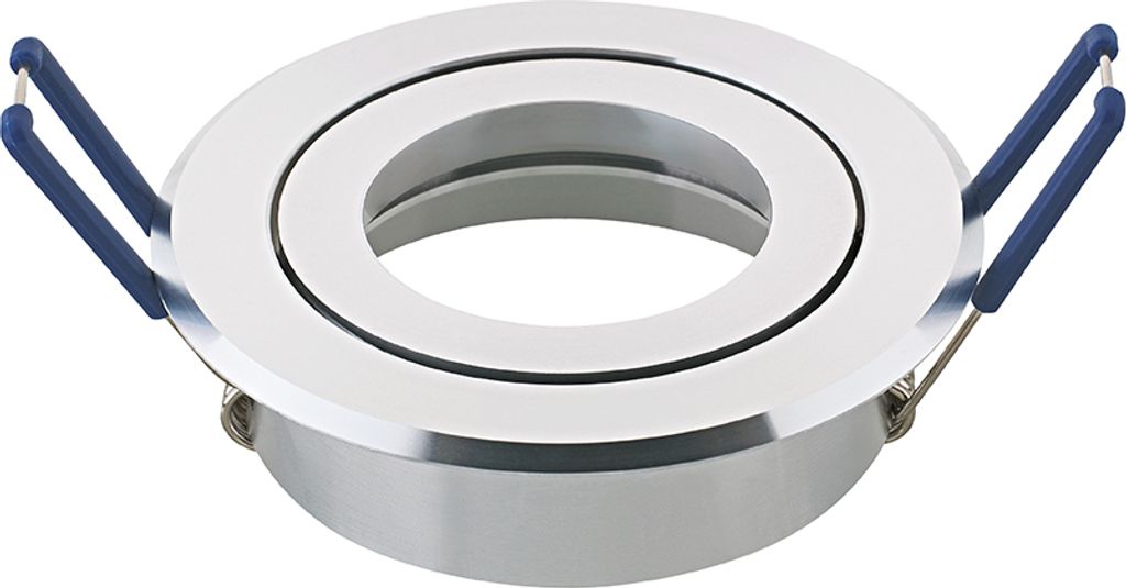 SIGOR Einbaustrahler RING 83mm alu poliert Downlight schwenkbar