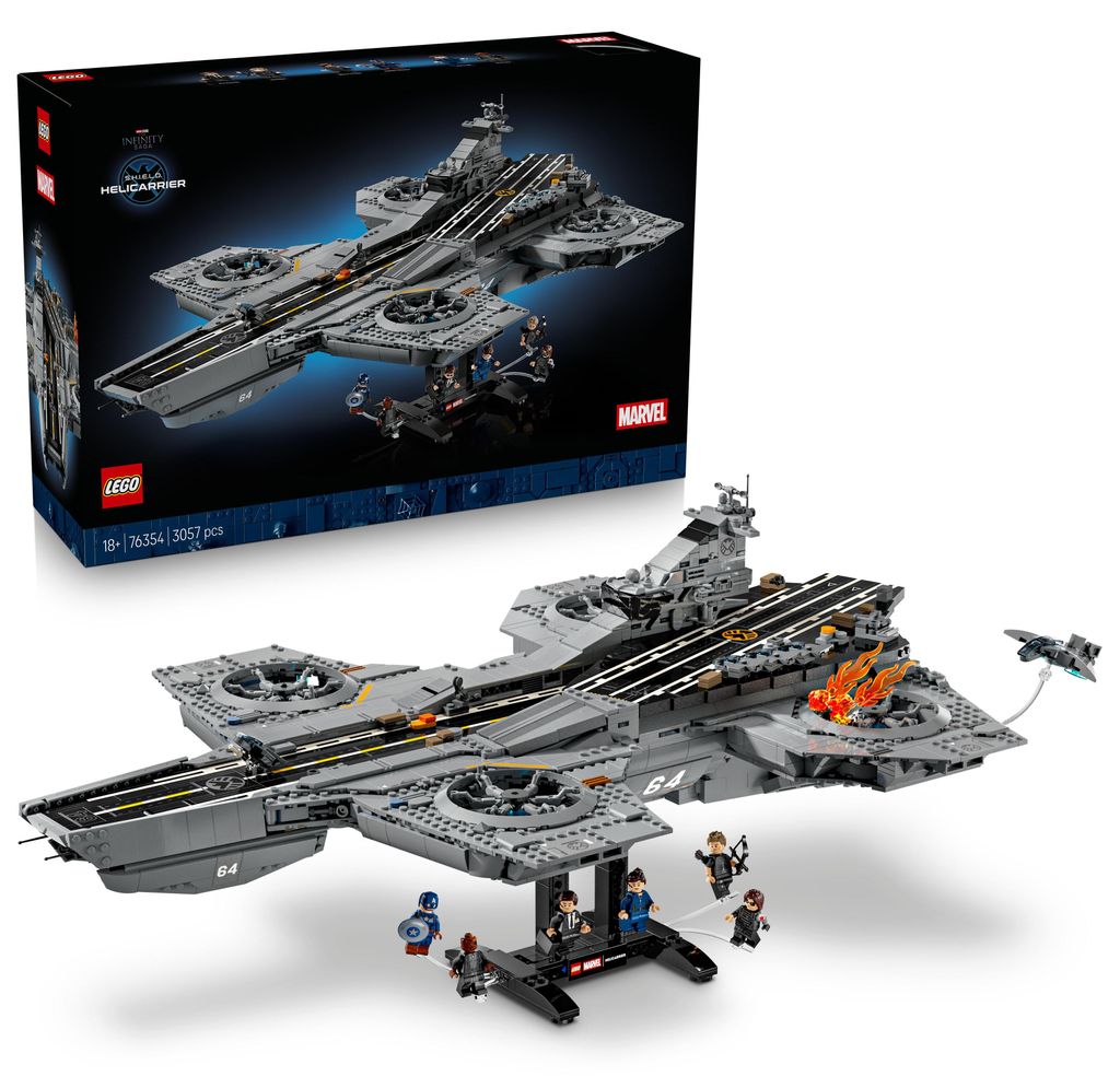 LEGO ǀ Marvel S.H.I.E.L.D.-Helicarrier - Flugzeugträger Produktbild 