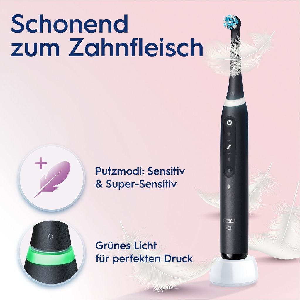 Oral-B iO Series 5 Elektrische Zahnbürste, Reiseetui, Quite Produktbild 3
