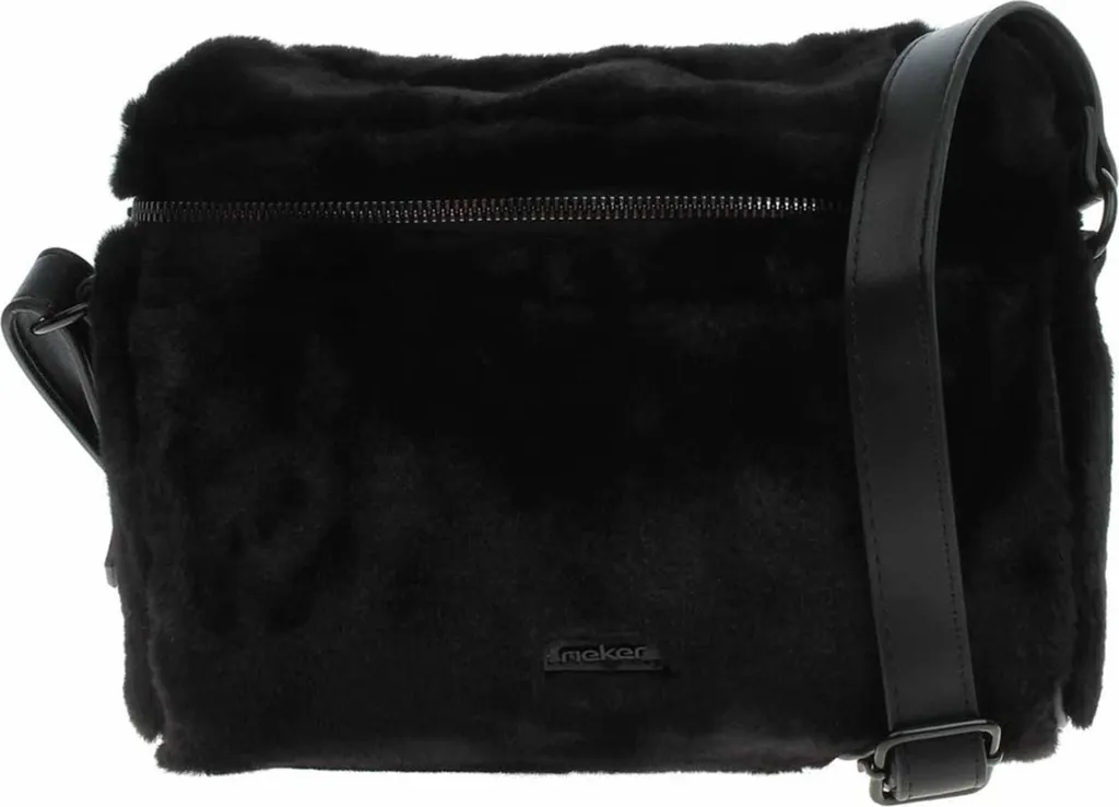 Grand sac cabas femme Rieker noir H1027-00 pratique et polyvalent