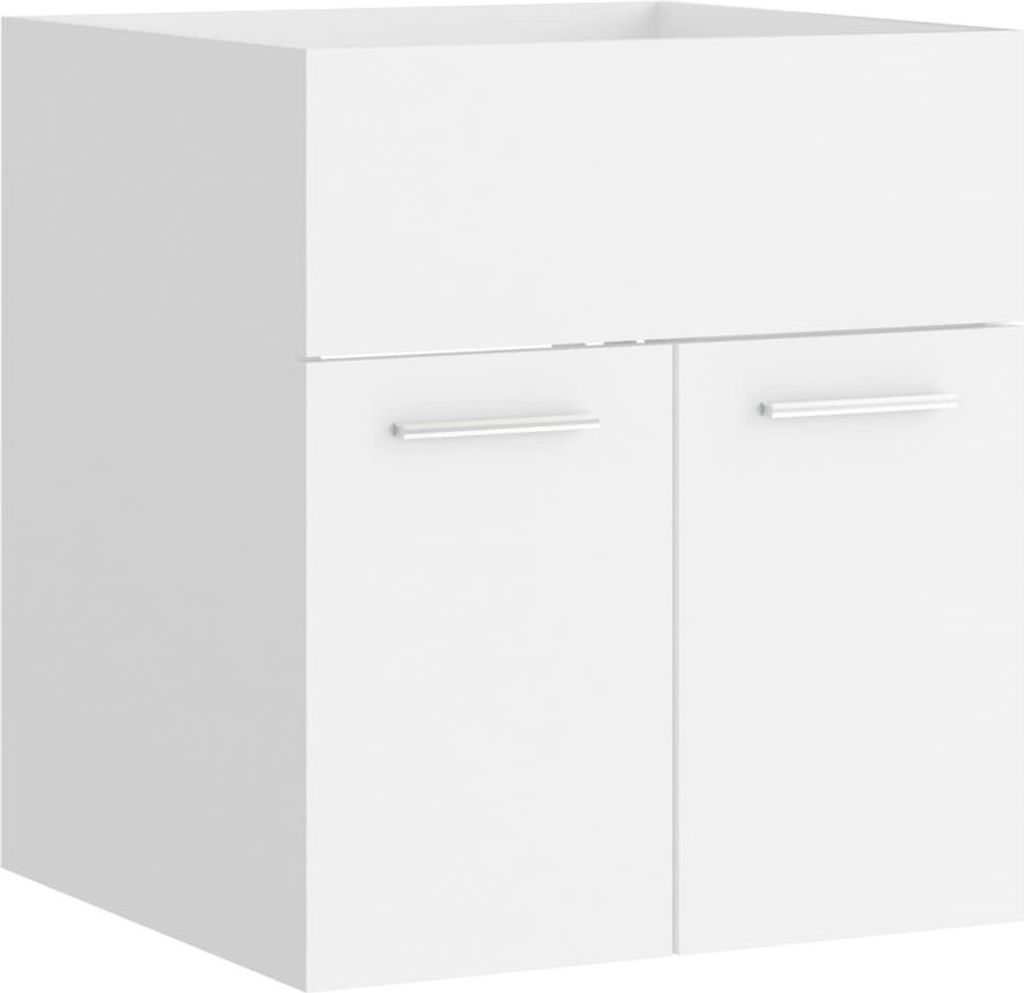 vidaXL Vanity Unit White 41x38,5x46 cm Drevo Materiál Obrázok produktu 