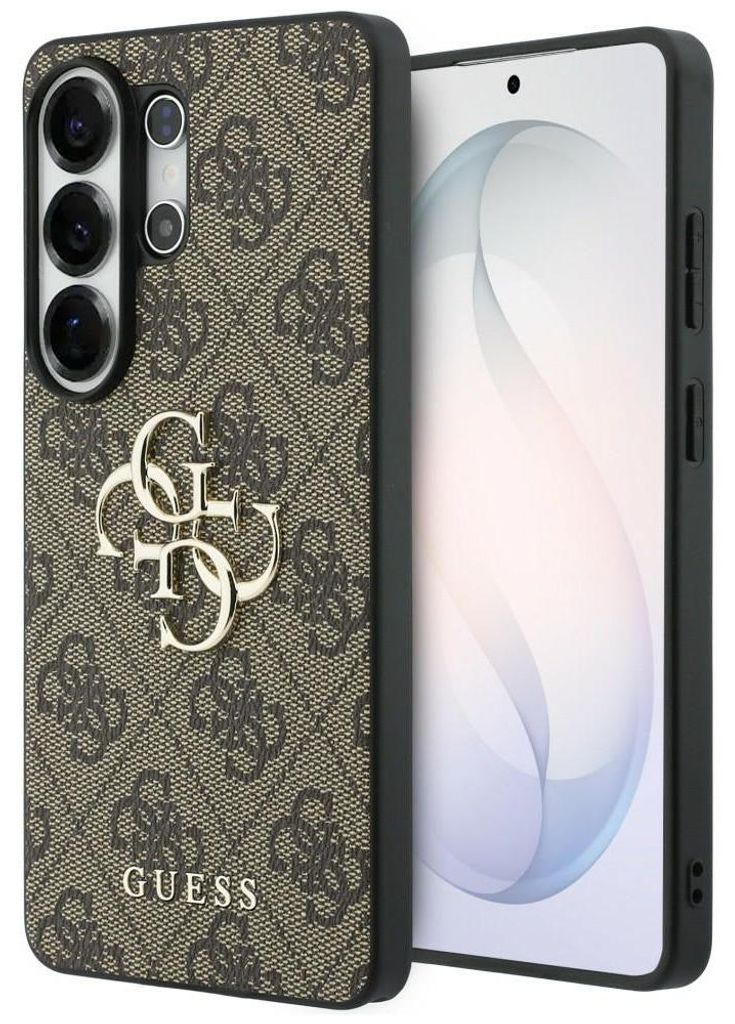 Custodia Guess marrone Galaxy S26 Ultra in Pelle finta con Immagine del prodotto 