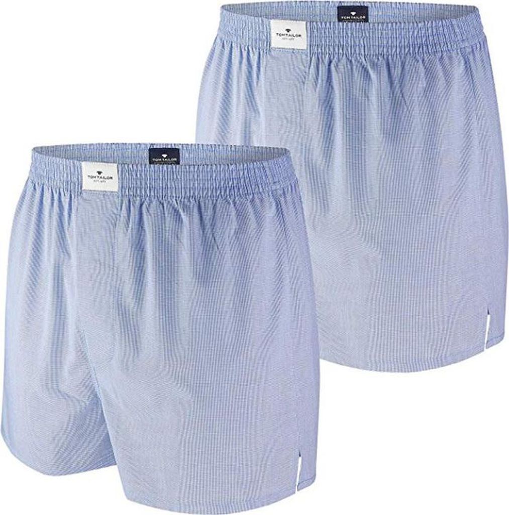 Tom Tailor 70171 Wovenboxer 4er Pack light blue M