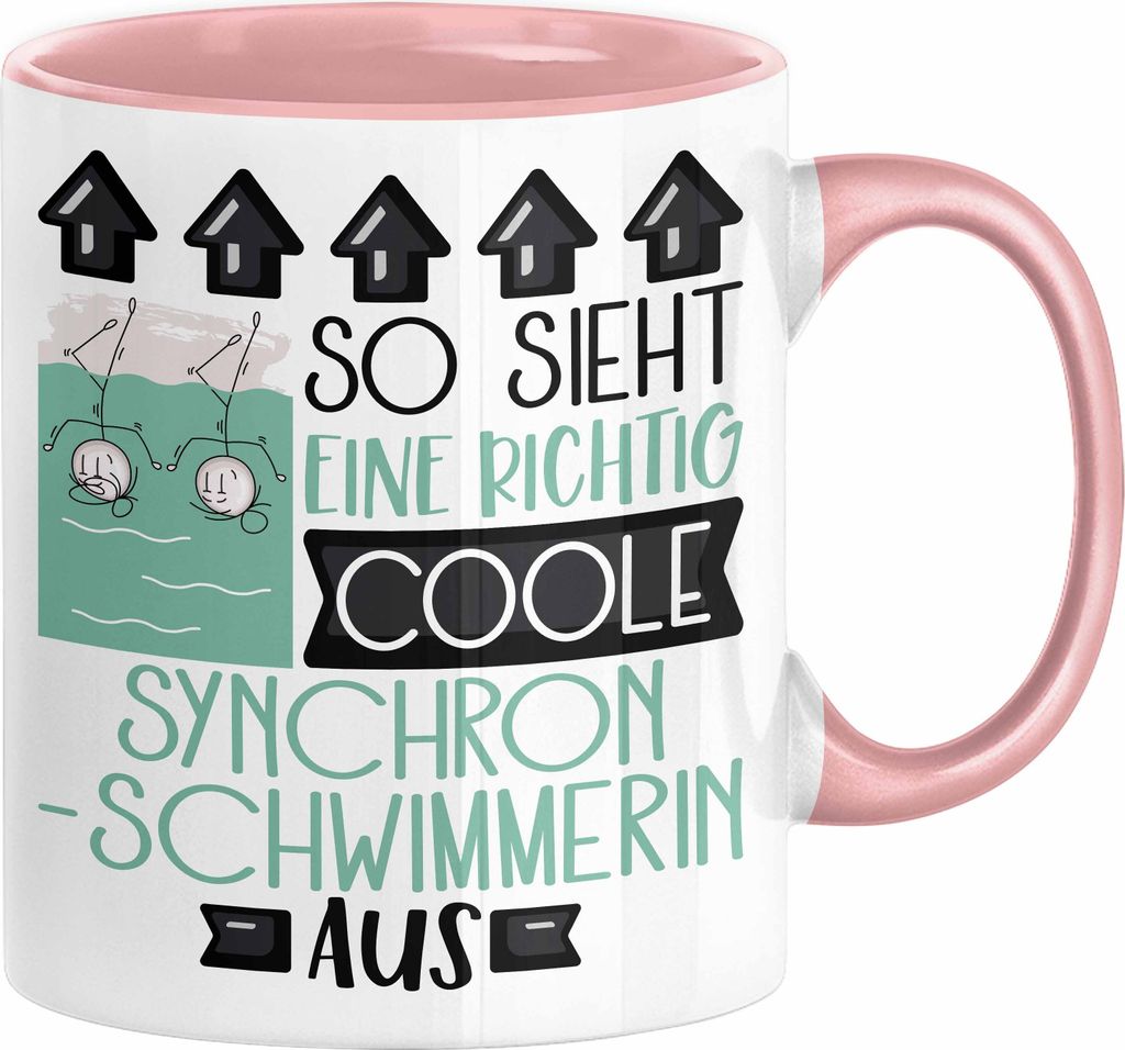 Synchronschwimmerin Geschenk Tasse Geschenkidee für Produktbild 