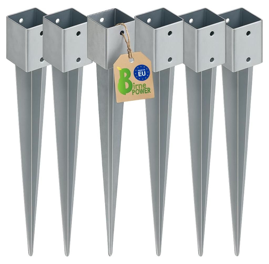 BirnePower Einschlagbodenhülse 121x121mm, 900mm Länge (6 Produktbild 