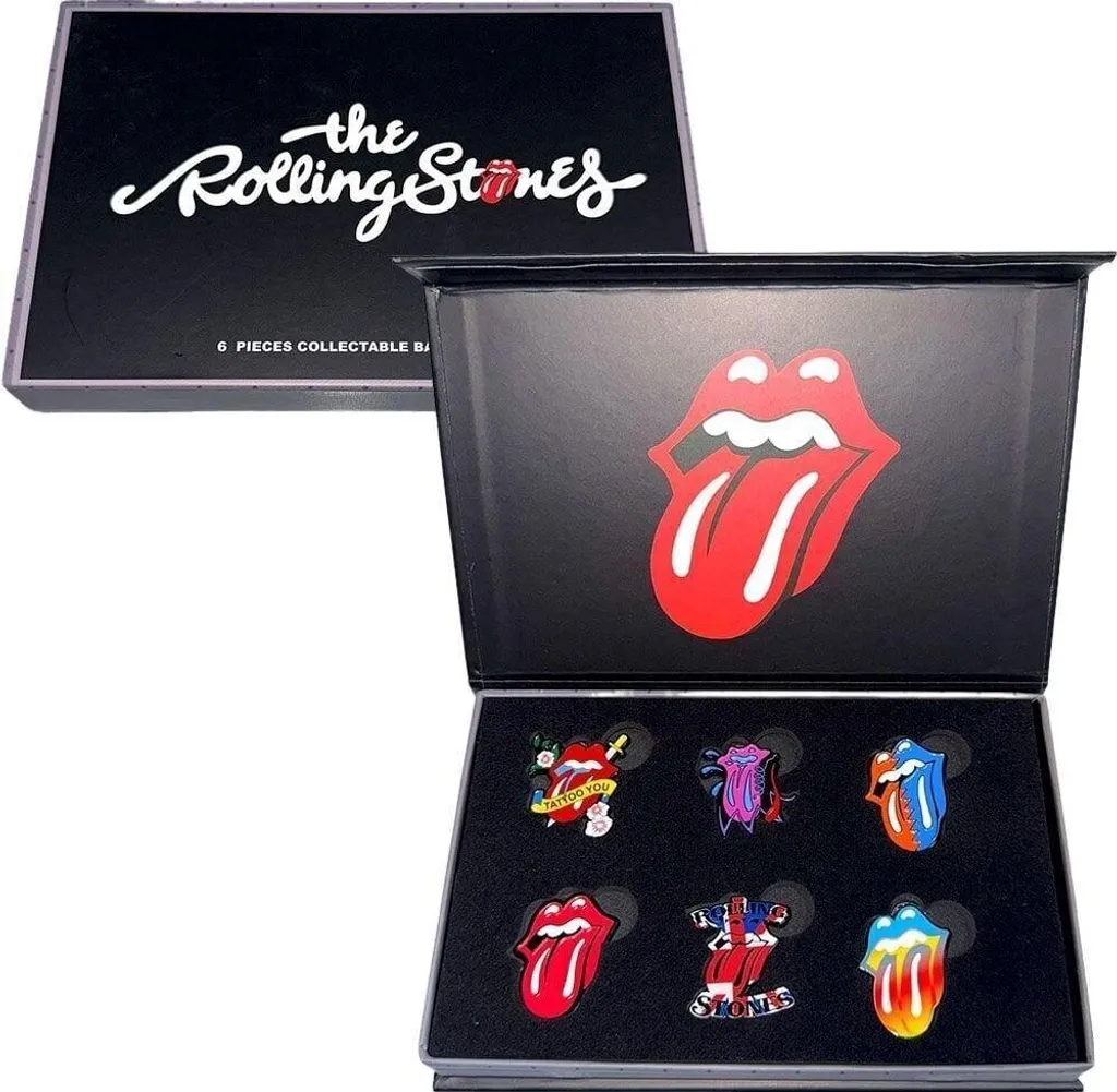 Badge rond The Rolling Stones 35mm - Accessoire de mode Rock vintage