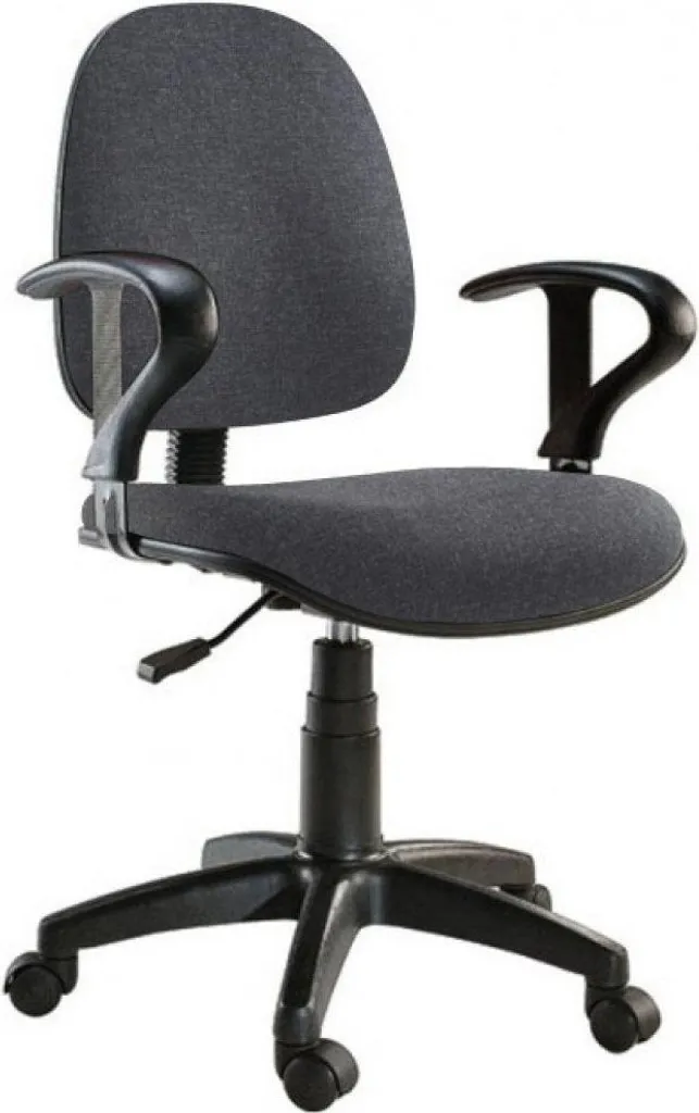 Fauteuil de bureau ergonomique gris Techly Easy pour espace de travail