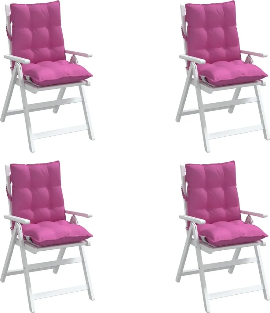 Offerta 4 Cuscini Sedia Rosa Stabli Möbel Tessuto Oxford Giardino - 3