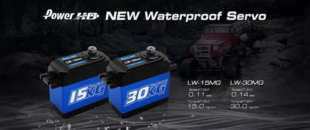 Servo Direction Puissant 30kg Étanche Power HD MG pour Stopper la Casse