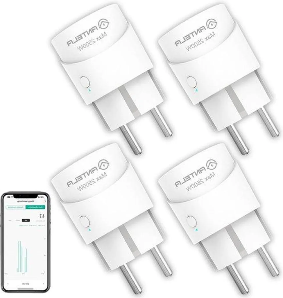 Prise Wi-Fi 2500W avec compteur d'énergie intégrée - Mini modèle Connect