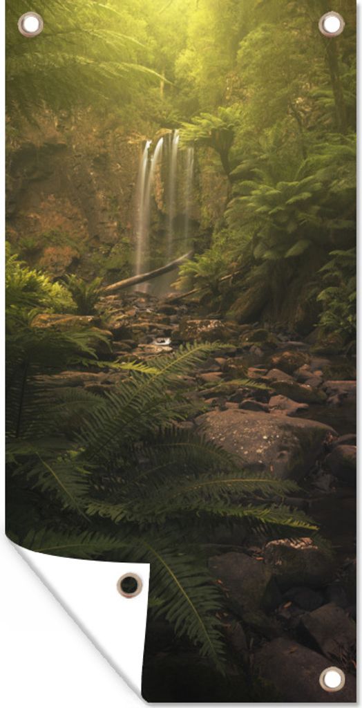 MuchoWow 80x160 cm Outdoor-Poster Gartendeko Sichtschutz Garten Poster für den Garten Trockene Natur