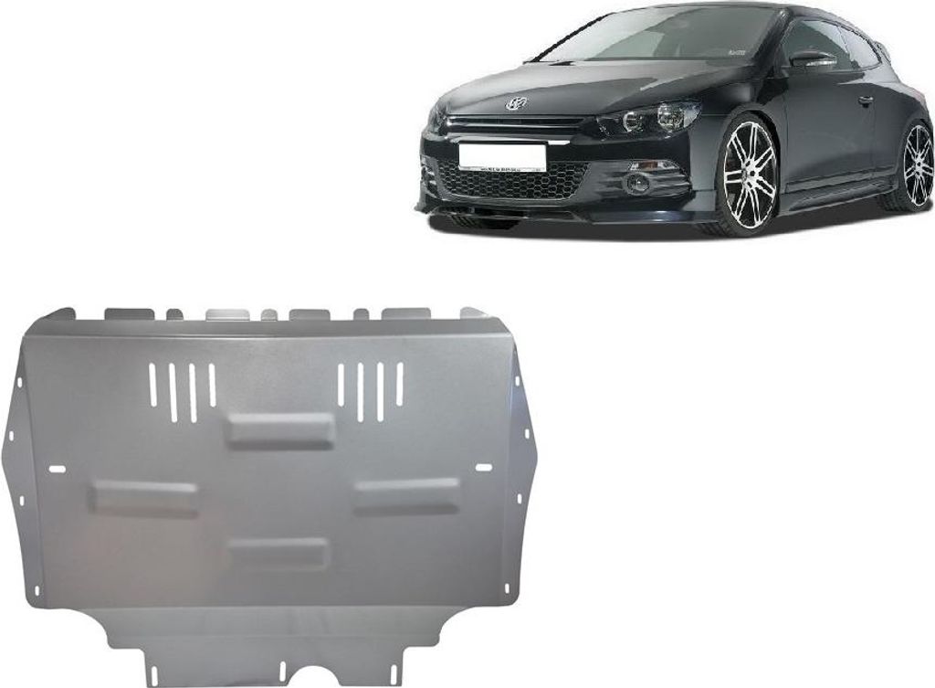Aluminium Unterfahrschutz für Volkswagen Scirocco