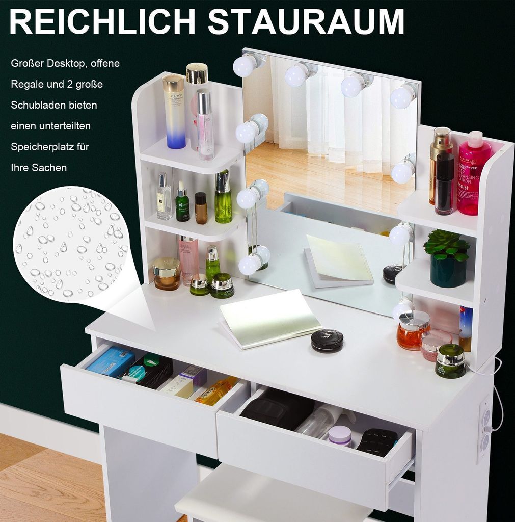 Schminktisch Frisierkommode mit Spiegel und | Kaufland.de