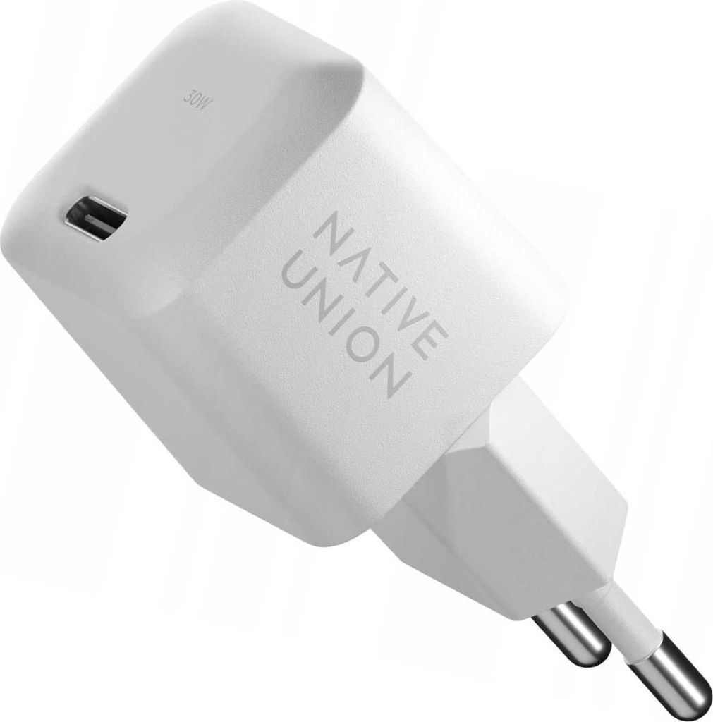 Native Union 30W USB-C Fast GaN PD Wall Charger White