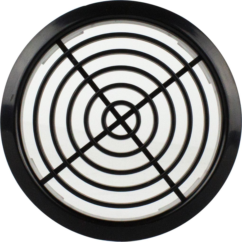 Lüftungsgitter Möbelgitter Belüftungsgitter Abluftgitter Wohnmobil Ø 70 mm schwarz