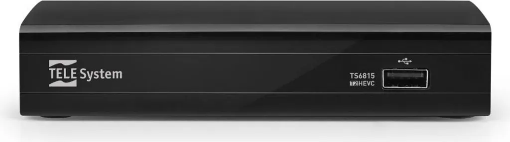 Décodeur TELE System TS6815 T2HEVC - Récepteur TNT Full HD 1080p - Noir