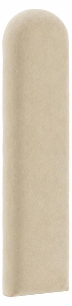 LIKMA Samt  Ovales Polsterpaneel Creme 40x20 cm Wandkissen Produktbild 
