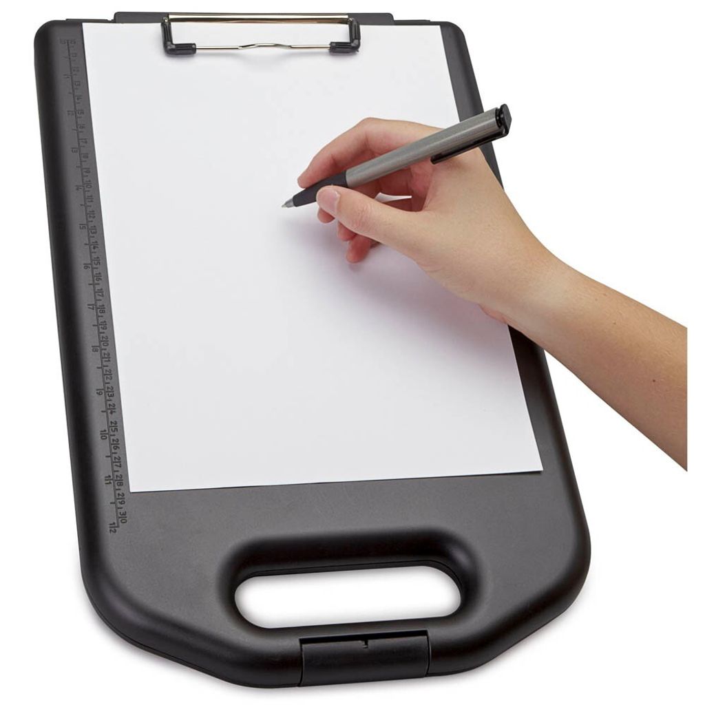 MAUL Klemmbrett A4 Hochformat PP-Kunststoff schwarz