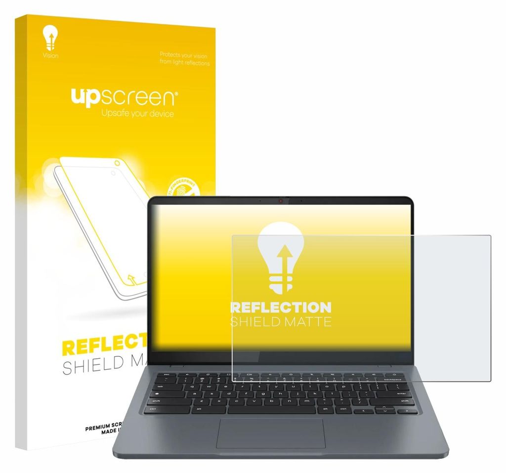upscreen Schutzfolie für Lenovo IdeaPad Slim 3 Chromebook Gen 8 14" Displayschutz Displayschutzfolie Folie Matt Entspiegelungsfolie