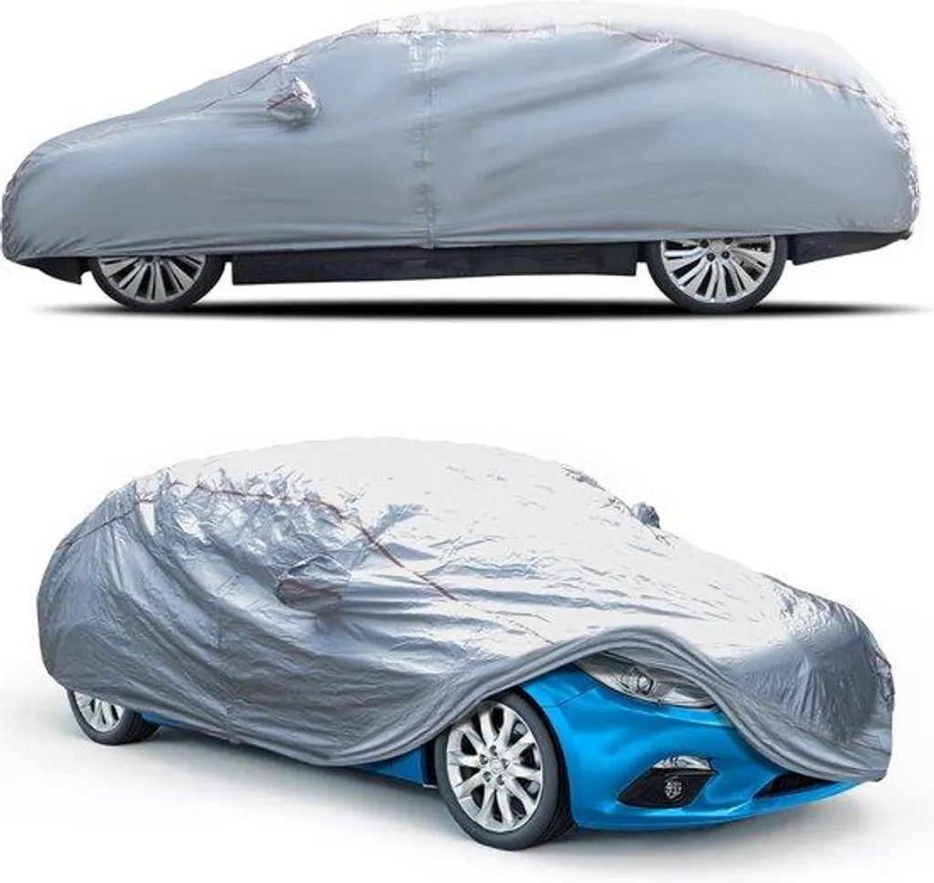 Housse voiture imperméable 432x165x120 cm en matériau haute densité