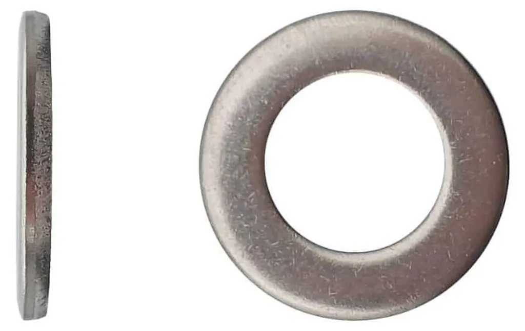 50 Rondelles Plates Etroites M20 NFE 25514 en Inox A4 par D-Work