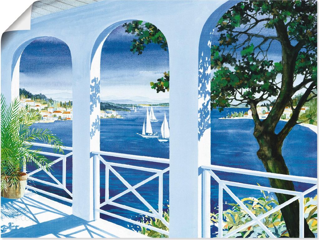 ARTland Poster Seelandschaft II Größe: 60x45 cm