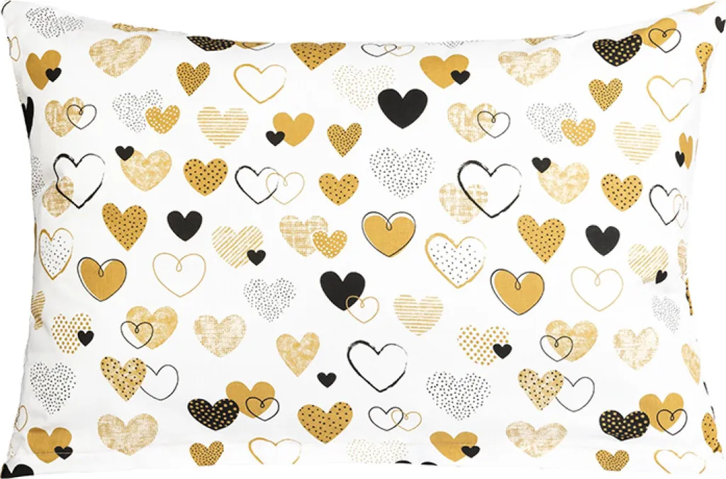Linge de lit : Taie d'oreiller rectangulaire 40x60 cm en coton