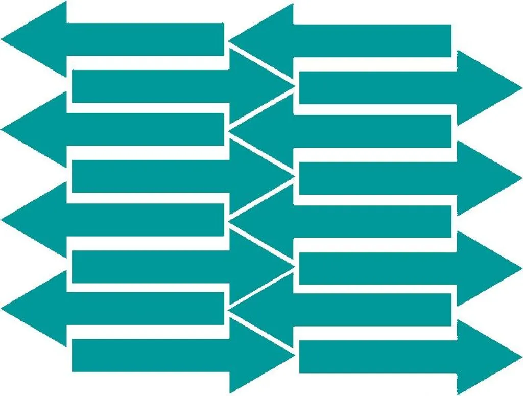 Stickers flèches de signalisation turquoise mat 20x7 cm pour balisage sol