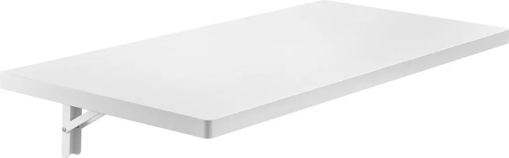 Table murale suspendue avec plateau large pour pc portable 80x40 cm