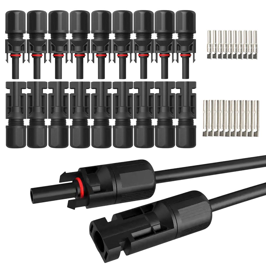 Solarstecker wasserdicht Stecker Photovoltaik Solarkabel Produktbild 