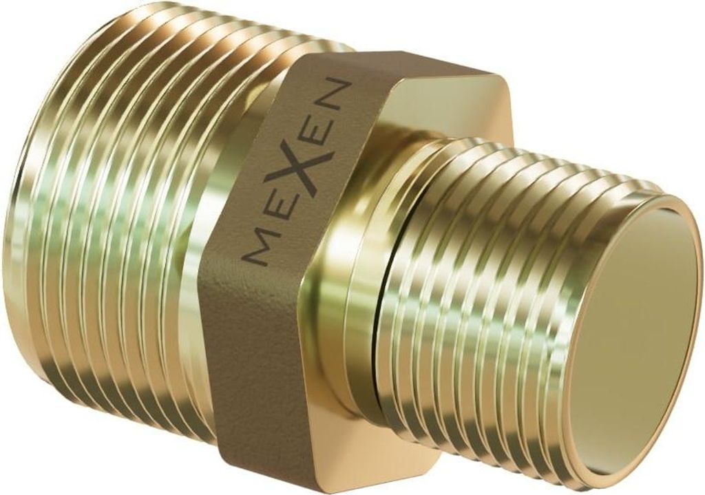 Mexen BRASS Mosadzná redukcia 5/4 AG x 3/4 AG - W97405-5434 Obrázok produktu 