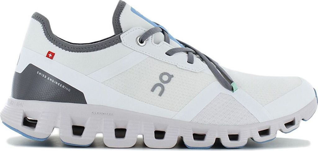 On Runn g Cloud X AD Herren Mesh Tra er Weiß Grau – 8,5 UK Produktbild 1