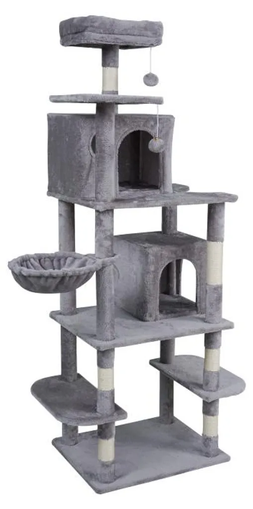 Arbre à Chat Géant pour Grand Appartement Rebel RA-1009 - Gris 1,73 m