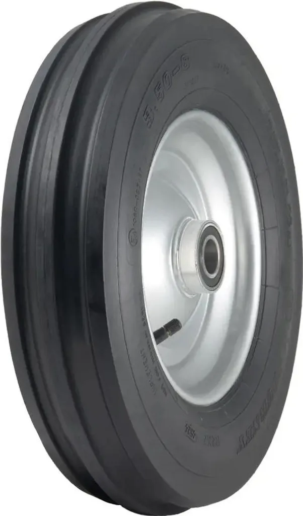 3.50-8 Haybob Rake Turner Wheel Journey H8023 Pneumatico montato Cerchio 25mm Cuscinetto a sfera