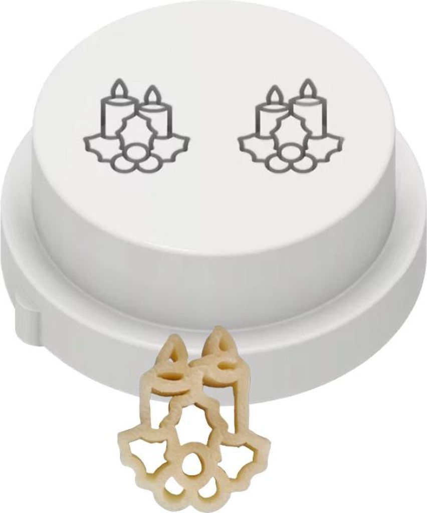 Matrize POM Kerzen (Advent, Weihnachten) für Philips Pastamaker Avance / 7000er