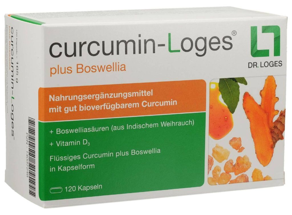 CURCUMIN-LOGES plus Boswellia Kapseln 120St PZN 14037248 Produktbild 