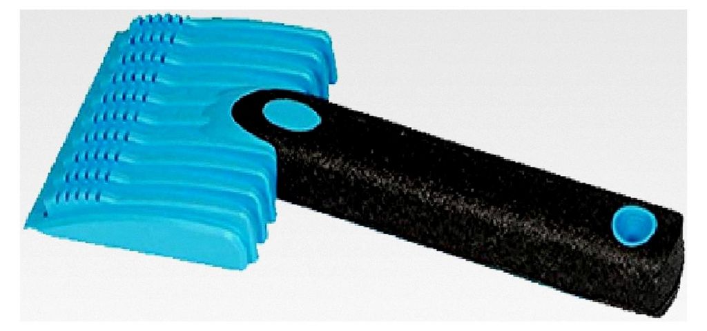 Eiskratzer XXL mit Thermogriff und Eisschabkante 11 cm