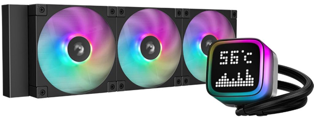 DeepCool LP360, All-in-One-Flüssigkeitskühler, 12 cm, Produktbild 