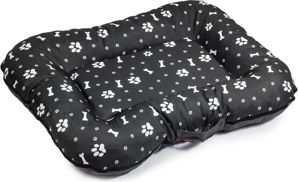 Letto per Cani Resistente Codura 80x65 cm: Cuccia Nera per Esterni - 2